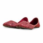 Maroon Casual Khussa EC8574 - View 3