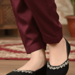 Black Fancy Khussa EC8577 - View 1