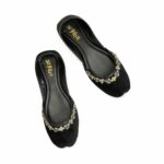 Black Fancy Khussa EC8577 - View 5