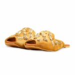 Mustard Fancy Back Open Khussa EC8579 - View 4