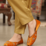 Mustard Fancy Khussa EC8582 - View 1