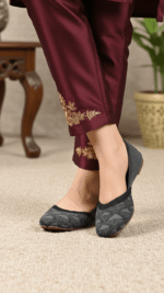 Black Casual Khussa EC8583 - View 1