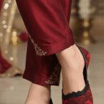 Maroon Casual Khussa EC8583 - View 1