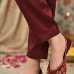 Red Ethnic Khussa EC8586 - View 1