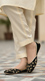 Black Formal Khussa EC8587 - View 1