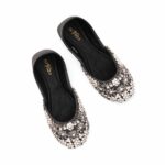Black Fancy Khussa For Ladies EC8600 - View 5