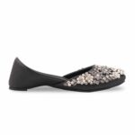 Black Fancy Khussa For Ladies EC8600 - View 2