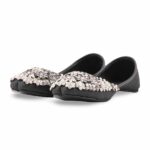 Black Fancy Khussa For Ladies EC8600 - View 3