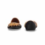 Black Fancy Khussa For Ladies EC8604 - View 5