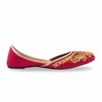 Maroon Fancy Khussa For Ladies EC8604 - View 3