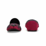 Maroon Fancy Women Khussa EC8607 - View 5