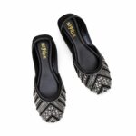 Black Fancy Women Khussa EC8608 - View 5