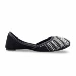 Black Fancy Women Khussa EC8608 - View 2
