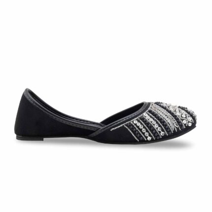 Black Fancy Women Khussa EC8608 - View 2
