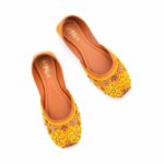 Mustard Fancy Khussa For Ladies EC8617 - View 5