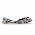 Silver Ethnic Khussa For Ladies EC8622 - View 3