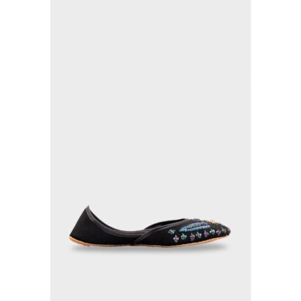 Black Fancy Khussa EC8627 - View 2