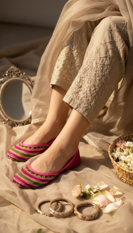 Skpink Khussa For Women EC8689 - View 1