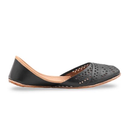 Black Ethnic Khussa For Ladies EC8742 - View 2