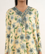Embroidered Unstitched Ensemble - View 2