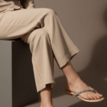 Peach Fancy Chappal FN0736 - View 1