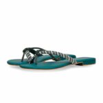Green Fancy Chappal FN0736 - View 3