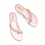 Peach Fancy Chappal FN0736 - View 5