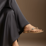 Golden Fancy Chappal FN0782 - View 1