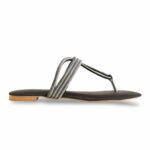 Black Fancy Chappal For Women FN0788 - View 3