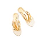 Golden Fancy Chappal FN0791 - View 5