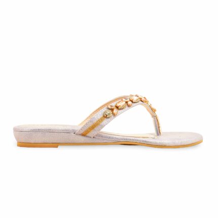 Purple Fancy Chappal FN0791 - View 2