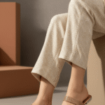Peach Fancy Chappal For Women FN0798 - View 1