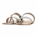 Grey Fancy Chappal For Women FN0798 - View 3