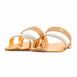 Peach Fancy Chappal For Women FN0798 - View 3