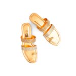 Peach Fancy Chappal For Women FN0798 - View 5