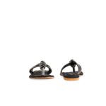 Black Fancy Chappal FN0808 - View 4
