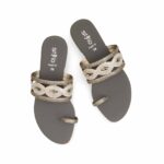 Grey Fancy Women Chappal FN0810 - View 5