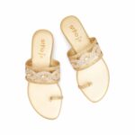 Golden Fancy Women Chappal FN0810 - View 5