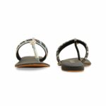 Black Fancy Chappal FN0811 - View 4