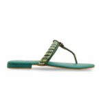 Green Fancy Chappal FN0811 - View 2
