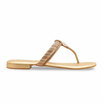Golden Fancy Chappal FN0811 - View 2