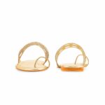 Golden Fancy Chappal For Women FN0816 - View 4
