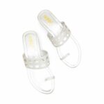 Silver Fancy Chappal For Women FN0816 - View 5