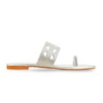 Silver Fancy Chappal For Women FN0816 - View 2