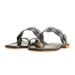 Black Fancy Chappal FN0817 - View 3