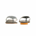 Black Fancy Chappal FN0820 - View 4