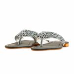 Black Fancy Chappal FN0820 - View 3