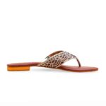 Maroon Fancy Chappal FN0820 - View 2