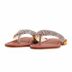 Maroon Fancy Chappal FN0820 - View 3