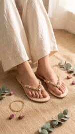 Golden Fancy Women Chappal FN0822 - View 1